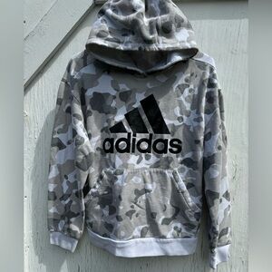 Camo multi color adidas sweatshirt kid boys or girls